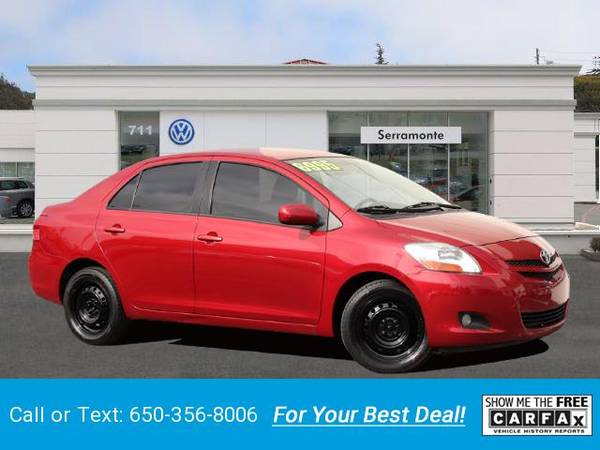 2008 Toyota YARIS Sedan sedan Red - - by dealer for sale in Colma, CA