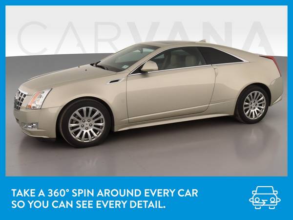 2014 Caddy Cadillac CTS 3 6 Premium Collection Coupe 2D coupe Beige for sale in Arlington, District Of Columbia – photo 3
