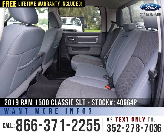 2019 Ram 1500 Classic SLT Bluetooth - Touchscreen - Flex for sale in Alachua, FL – photo 17