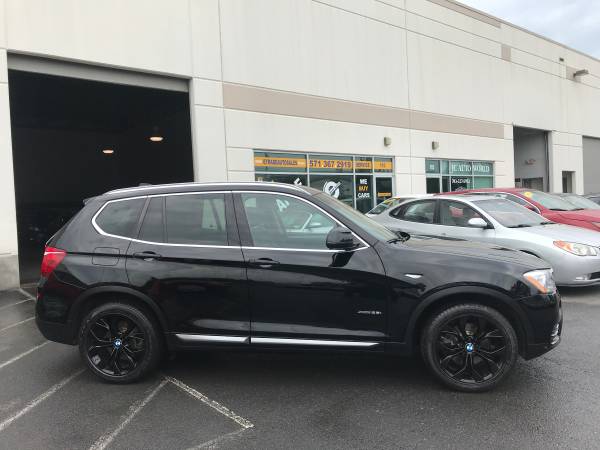***** 2016 BMW X3 AWD Triple Black, Navigation, Camera, 57k, Sunroof, for sale in CHANTILLY, District Of Columbia – photo 4