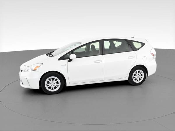 2012 Toyota Prius v Three Wagon 4D wagon White - FINANCE ONLINE -... for sale in Denver , CO – photo 4