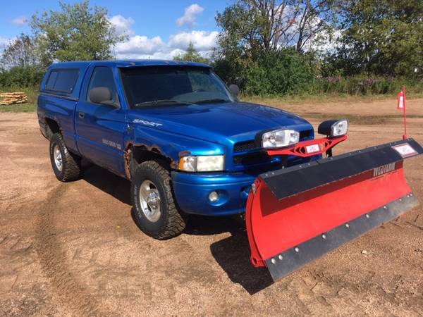 Dodge Ram with 2018 Western HTS 7'6" straight plow for sale in Antigo, WI – photo 2