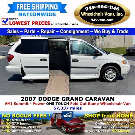 2007 Dodge Grand Caravan SE Wheelchair Van VMI Northstar - Power In for sale in LAGUNA HILLS, OR – photo 3