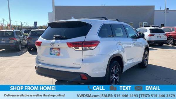 2017 Toyota Highlander LE Plus suv White - cars & trucks - by dealer... for sale in Johnston, IA – photo 3
