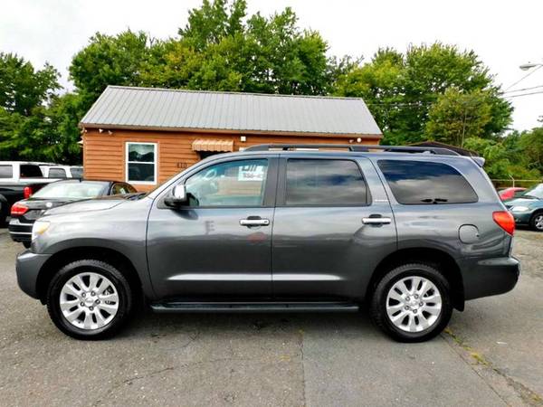 Toyota Sequoia 4wd Platinum 3rd Row SUV Sunroof DVD Clean Loaded V8... for sale in Asheville, NC
