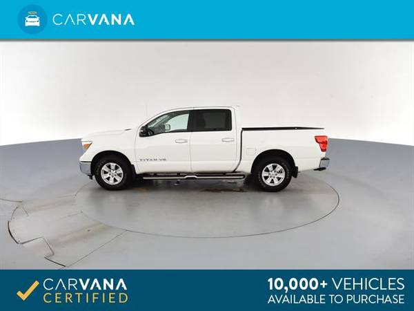 2018 Nissan Titan Crew Cab SV Pickup 4D 5 1/2 ft pickup White - for sale in Columbia, SC – photo 7