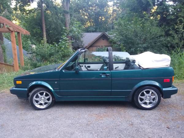 92 VW Cabriolet Convertible Wolfsburg Edition - - by for sale in Bellingham, WA – photo 2
