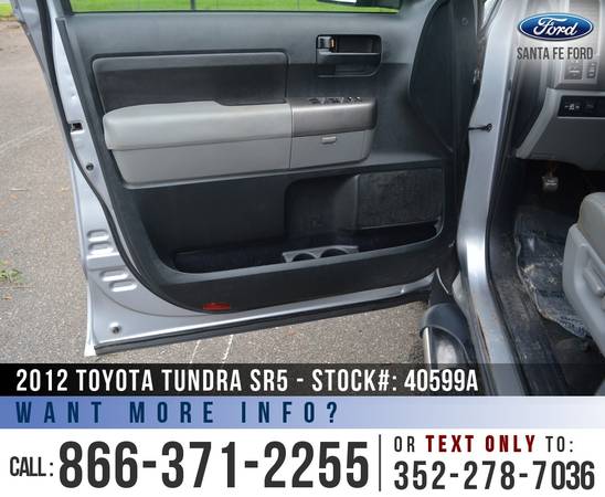 2012 Toyota Tundra SR5 *** Camera, Homelink, Tinted Windows *** -... for sale in Alachua, FL – photo 8
