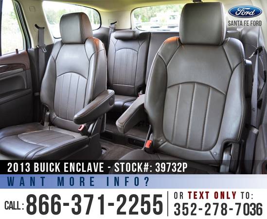 *** 2013 Buick Enclave SUV *** Homelink - Leather Seats - Remote Start for sale in Alachua, FL – photo 20