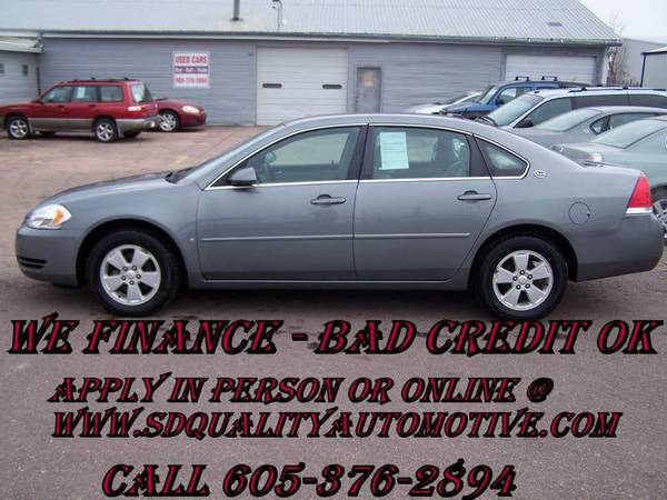 **2008 CHEVY IMPALA LT REMOTE START**WE FINANCE**BAD CREDIT OK!!** for sale in Sioux Falls, SD – photo 2