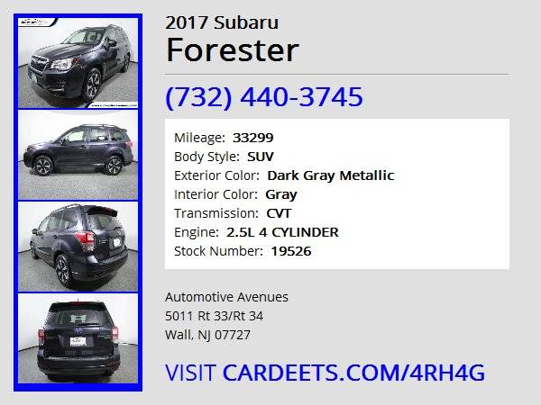 2017 Subaru Forester, Dark Gray Metallic for sale in Wall, NJ – photo 22