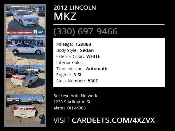 2012 LINCOLN MKZ - Easy Terms, Test Drive Today! - cars & trucks -... for sale in Akron, OH – photo 22