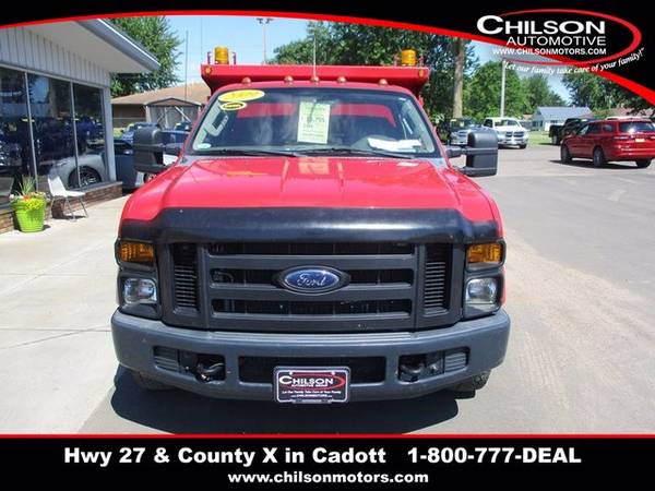 2009 Ford F350SD XL Red - cars & trucks - by dealer - vehicle... for sale in Cadott, WI – photo 4