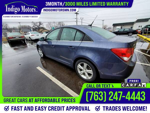2013 Chevrolet Cruze 2LT 2 LT 2-LT 3mo 3 mo 3-mo 3000 mile warranty for sale in Ramsey , MN – photo 4