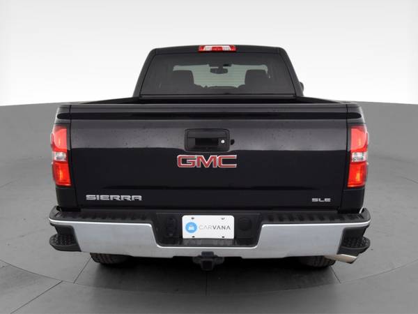 2018 GMC Sierra 1500 Double Cab SLE Pickup 4D 6 1/2 ft pickup Black... for sale in South Bend, IN – photo 9