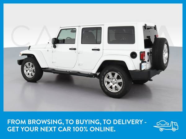2016 Jeep Wrangler Unlimited Sahara Sport Utility 4D suv White for sale in Lancaster, PA – photo 5