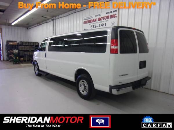2019 Chevrolet Chevy Express LT White - AK216673 **WE DELIVER TO MT... for sale in Sheridan, MT – photo 4
