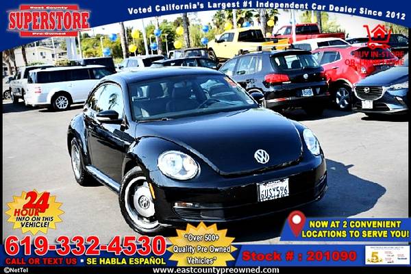 2012 VOLKSWAGEN BEETLE 2.5L HATCHBACK-EZ FINANCING-LOW DOWN! - cars... for sale in El Cajon, CA – photo 9