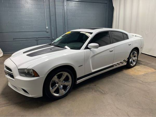 2012 Dodge Charger RT Plus sedan Bright White - cars & trucks - by... for sale in Merrillville, IL – photo 2