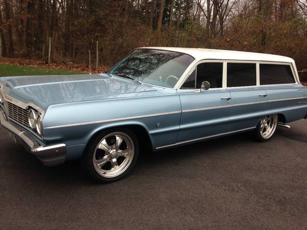 1964 Chevy BelAir Wagon - cars & trucks - by dealer - vehicle... for sale in Feeding Hills, CT – photo 3