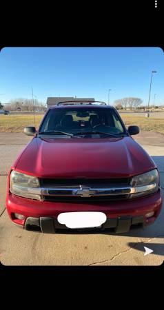 Maroon 2002 Trailblazer - cars & trucks - by owner - vehicle... for sale in Sioux City, IA – photo 2