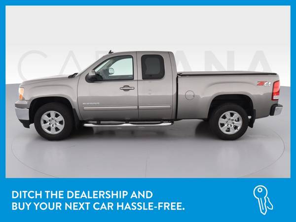 2013 GMC Sierra 1500 Extended Cab SLT Pickup 4D 6 1/2 ft pickup Gray for sale in Palmdale, CA – photo 4