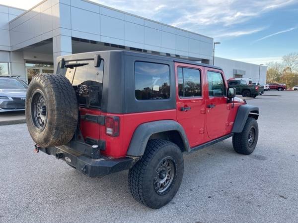 2008 Jeep Wrangler Unlimited Rubicon suv Red Rock Crystal - cars &... for sale in ROGERS, AR – photo 3