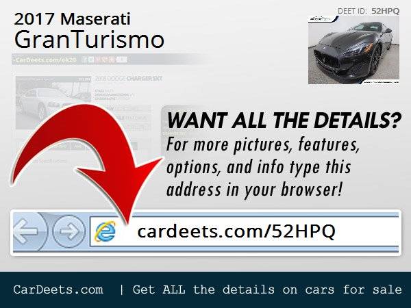 2017 Maserati GranTurismo, Nero Carbonio Metallic for sale in Wall, NJ – photo 24