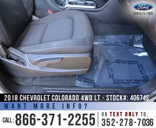 *** 2018 Chevrolet Colorado 4WD LT *** Bedliner - Onstar -... for sale in Alachua, FL – photo 22