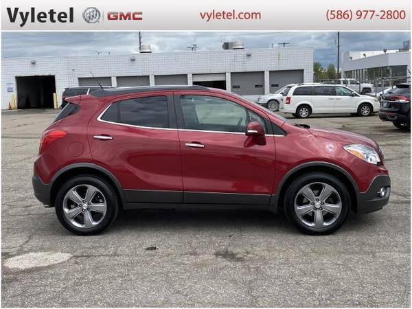 2014 Buick Encore SUV AWD 4dr Convenience - Buick Ruby Red Metallic for sale in Sterling Heights, MI – photo 2