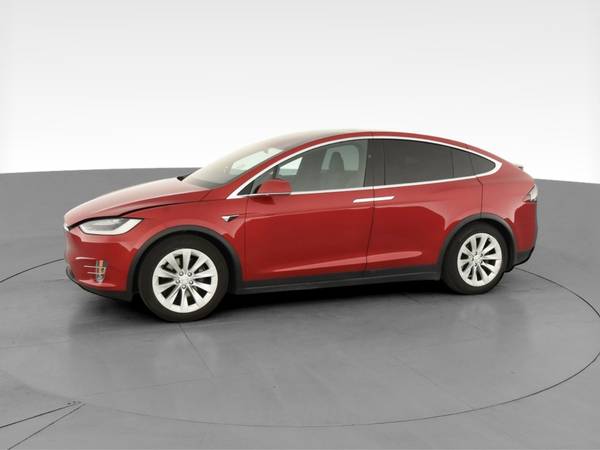 2017 Tesla Model X 75D Sport Utility 4D suv Red - FINANCE ONLINE -... for sale in San Bruno, CA – photo 4