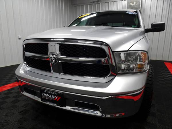 2016 RAM 1500 4WD Quad Cab SLT pickup Silver - cars & trucks - by... for sale in Branson West, AR – photo 9