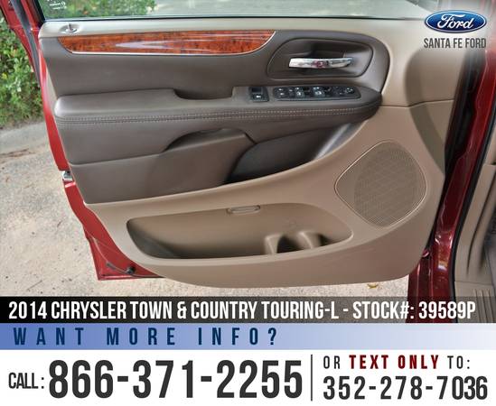 ‘14 Chrysler Town & Country *** Leather, Camera, Used Minivan *** for sale in Alachua, FL – photo 8
