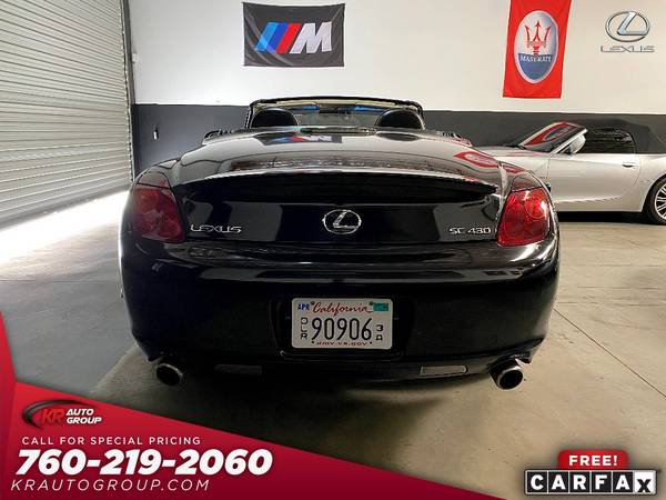 2004 LEXUS SC430 CONVERTIBLE CLEAN CARFAX - - by for sale in Palm Desert , CA – photo 9