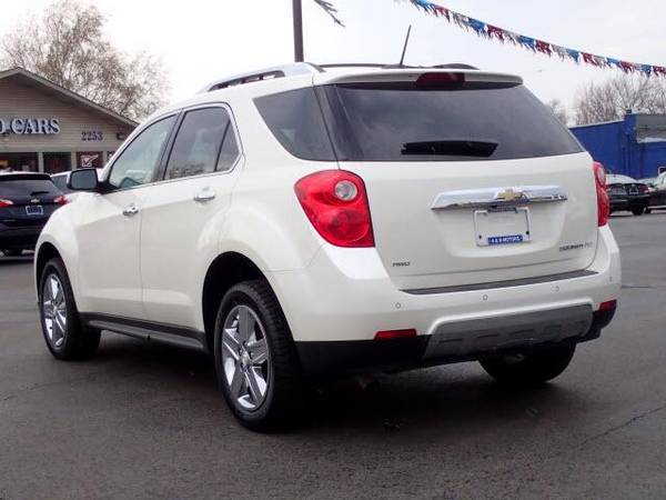 2015 Chevy Chevrolet Equinox LTZ suv White - - by for sale in Waterford Township, MI – photo 3
