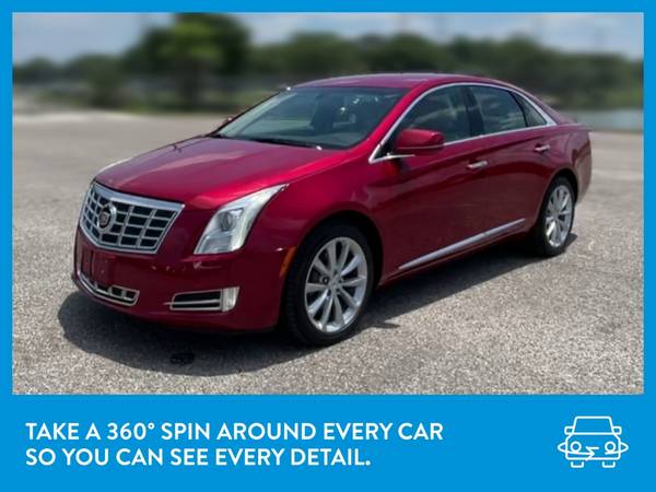 2013 Caddy Cadillac XTS Luxury Collection Sedan 4D sedan Red for sale in Van Nuys, CA – photo 3