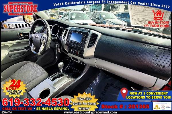 2014 TOYOTA TACOMA PRERUNNER TRUCK-EZ FINANCING-LOW DOWN! - cars &... for sale in El Cajon, CA – photo 6