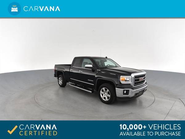2014 GMC Sierra 1500 Double Cab SLT Pickup 4D 6 1/2 ft pickup BLACK - for sale in Chattanooga, TN – photo 9