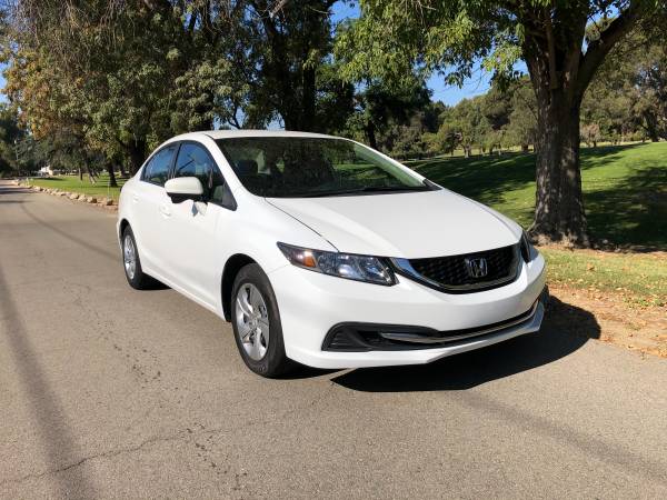 2014 Honda Civic Natural Gas White - - by dealer for sale in Pacoima, CA – photo 3