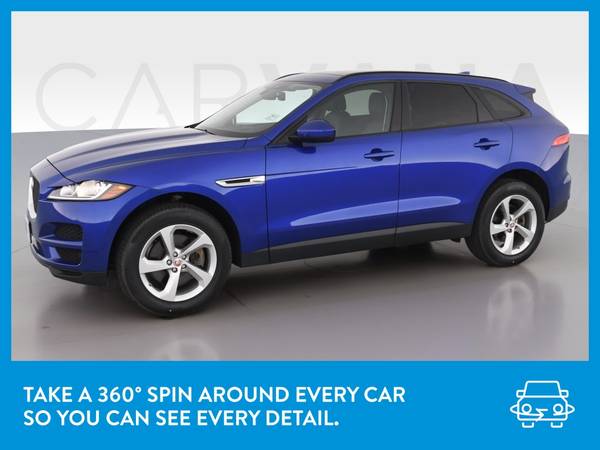 2018 Jag Jaguar FPACE 35t Premium Sport Utility 4D suv Blue for sale in San Bruno, CA – photo 3
