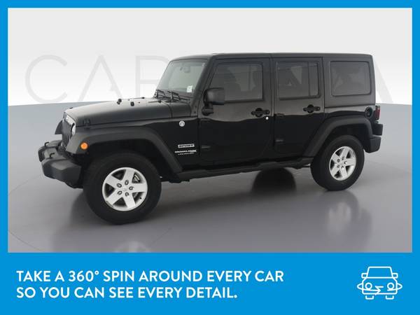 2018 Jeep Wrangler Unlimited Sport S (JK) Sport Utility 4D suv Black for sale in milwaukee, WI – photo 3