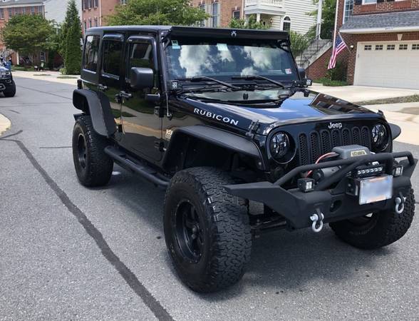 2014 Custom Black Mountain 4WD Jeep Rubicon - - by for sale in CHANTILLY, District Of Columbia – photo 2