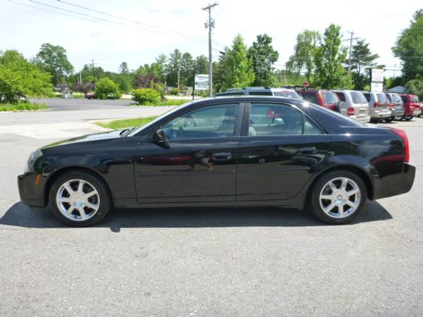 2004 CADILLAC CTS CLEAN LOADED BLACK ON BLACK LEATHER ROOF NICE CAR for sale in Milford, ME – photo 2