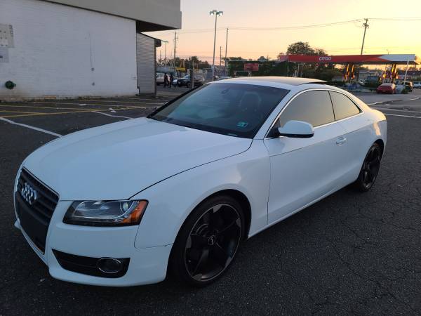 2012 Audi A5 white on brown - cars & trucks - by owner - vehicle... for sale in Brooklyn, NY – photo 2