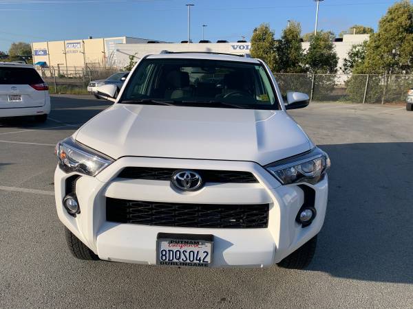 2018 TOYOTA 4RUNNER SR5 4X4 V-6 WHITE (IW602A) - - by for sale in Burlingame, CA – photo 4
