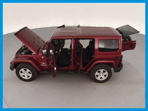 2012 Jeep Wrangler Unlimited Sahara Sport Utility 4D suv Red for sale in Cleveland, OH – photo 16