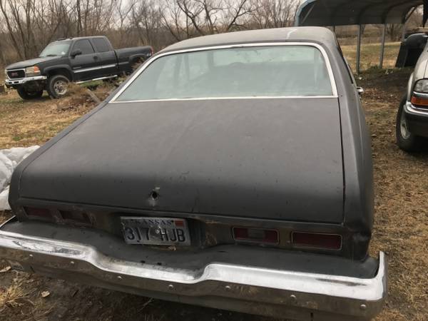 1974 Nova Project Car Chevy Chevrolet - cars & trucks - by owner -... for sale in Waverly, KS – photo 3