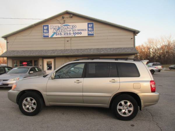 2002 Toyota Highlander AWD SUV - Automatic - Wheels - Cruise for sale in Des Moines, IA