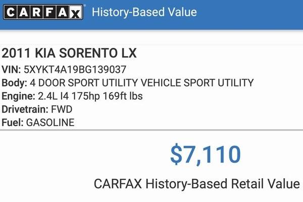 2011 Kia Sorento - - by dealer - vehicle for sale in St. Augustine, FL – photo 2