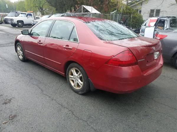 Red 07 honda accord/very clean inside and out - - by for sale in Montgomery, NY – photo 3